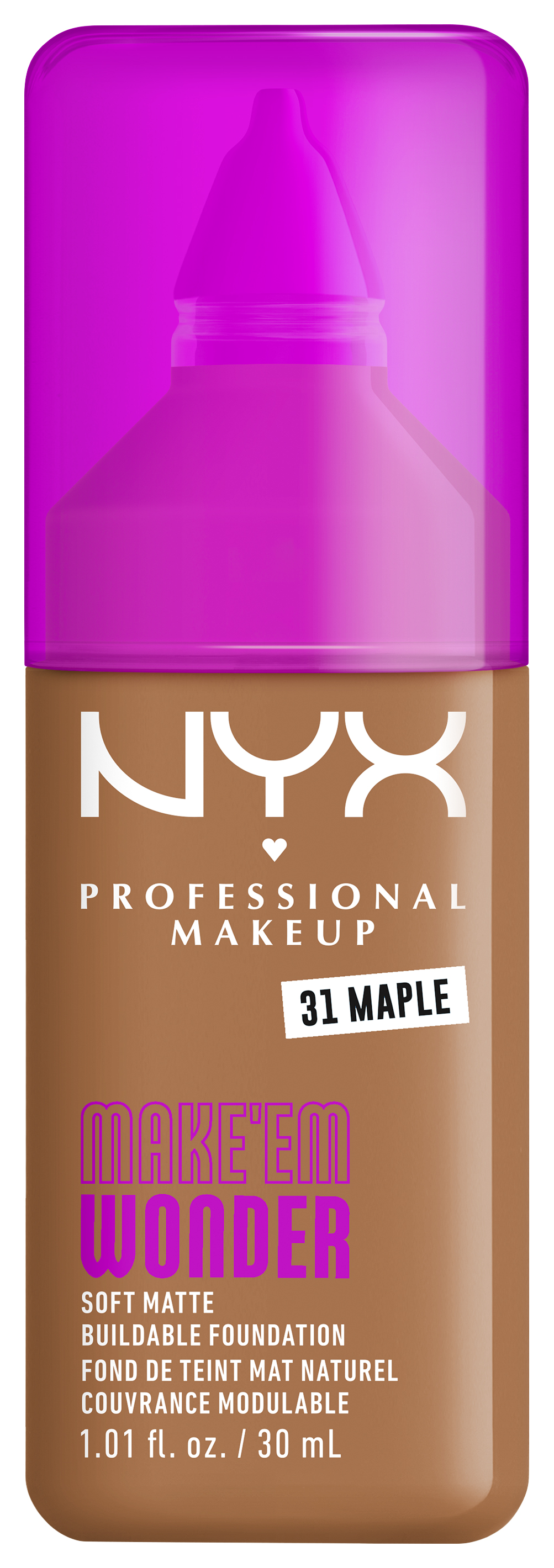 Nyx Professional Makeup Make 'em Wonder - Foundation 31 Maple 30ml