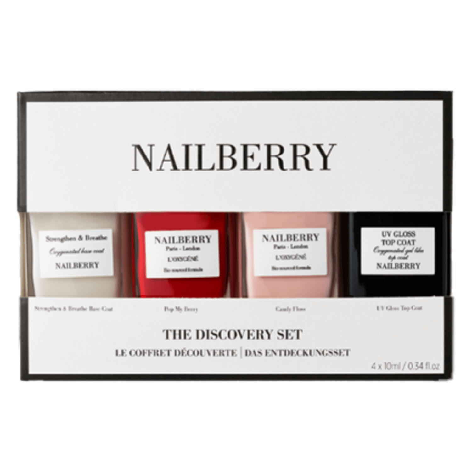 Nailberry L'oxygéné - Discovery Kit 4x10ml