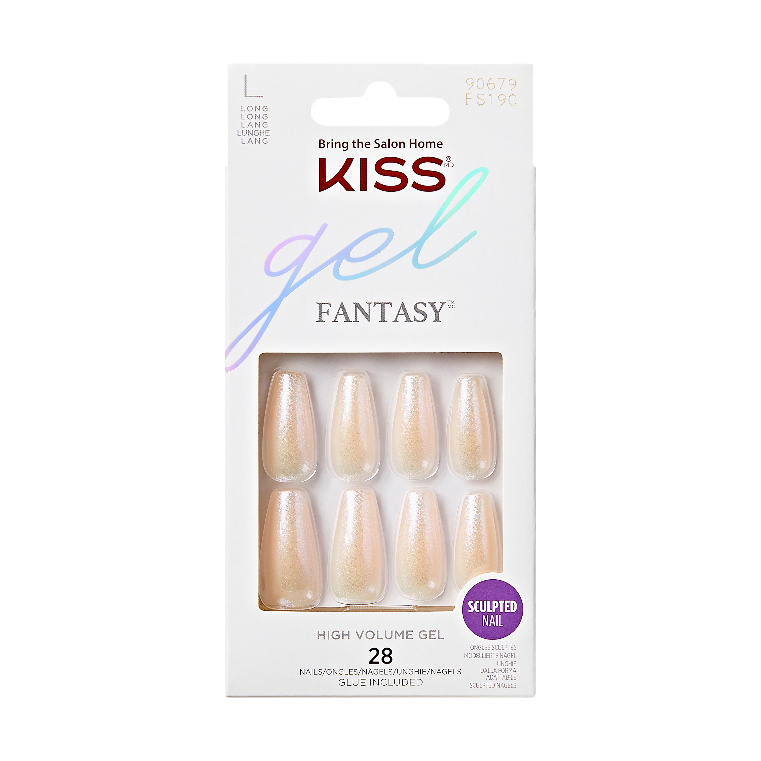 Kiss Nails – Ks Gel Sculpted Nails – Hold Me Closer 1stk
