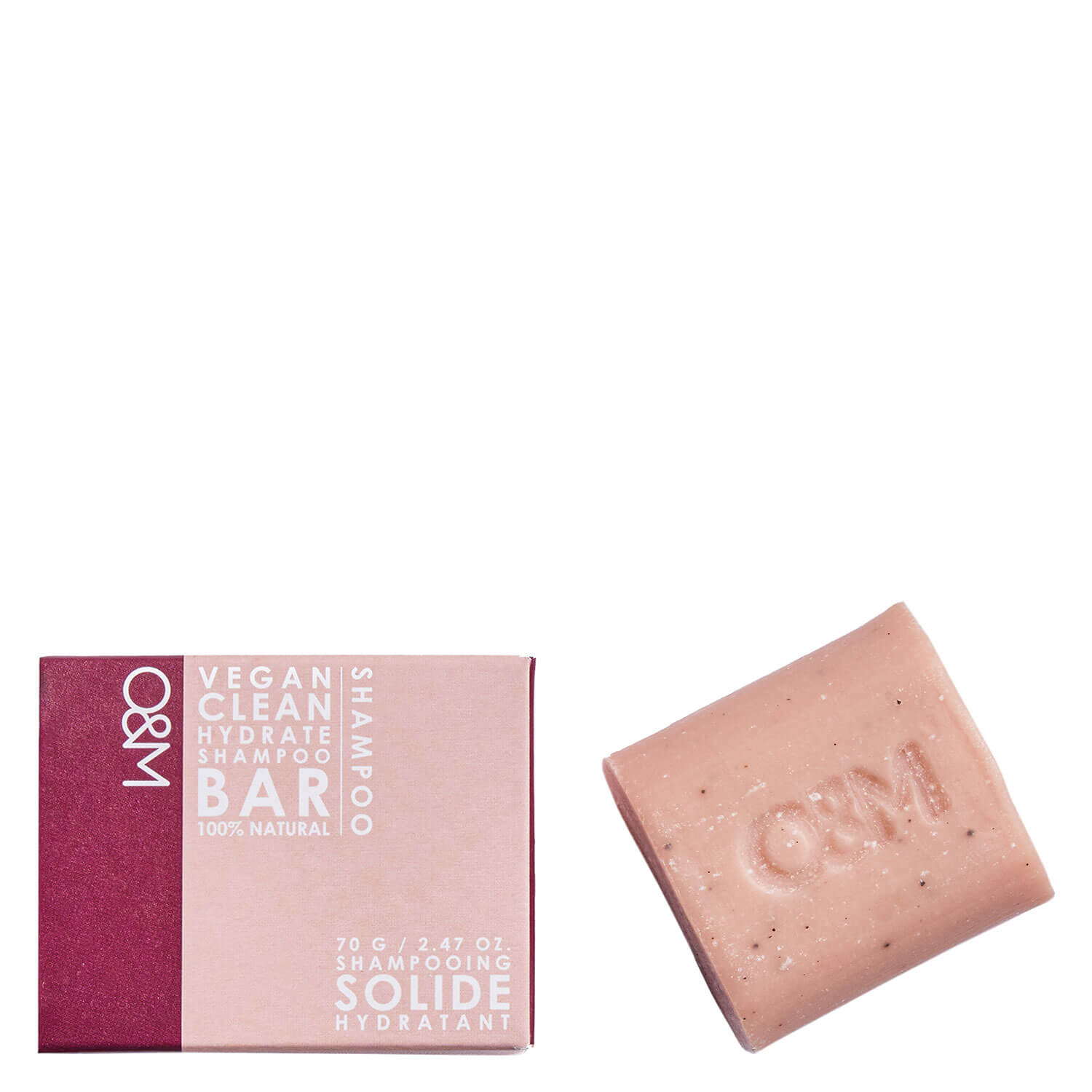 O&M Haircare - Hydrate Shampoo Bar Solide 70g
