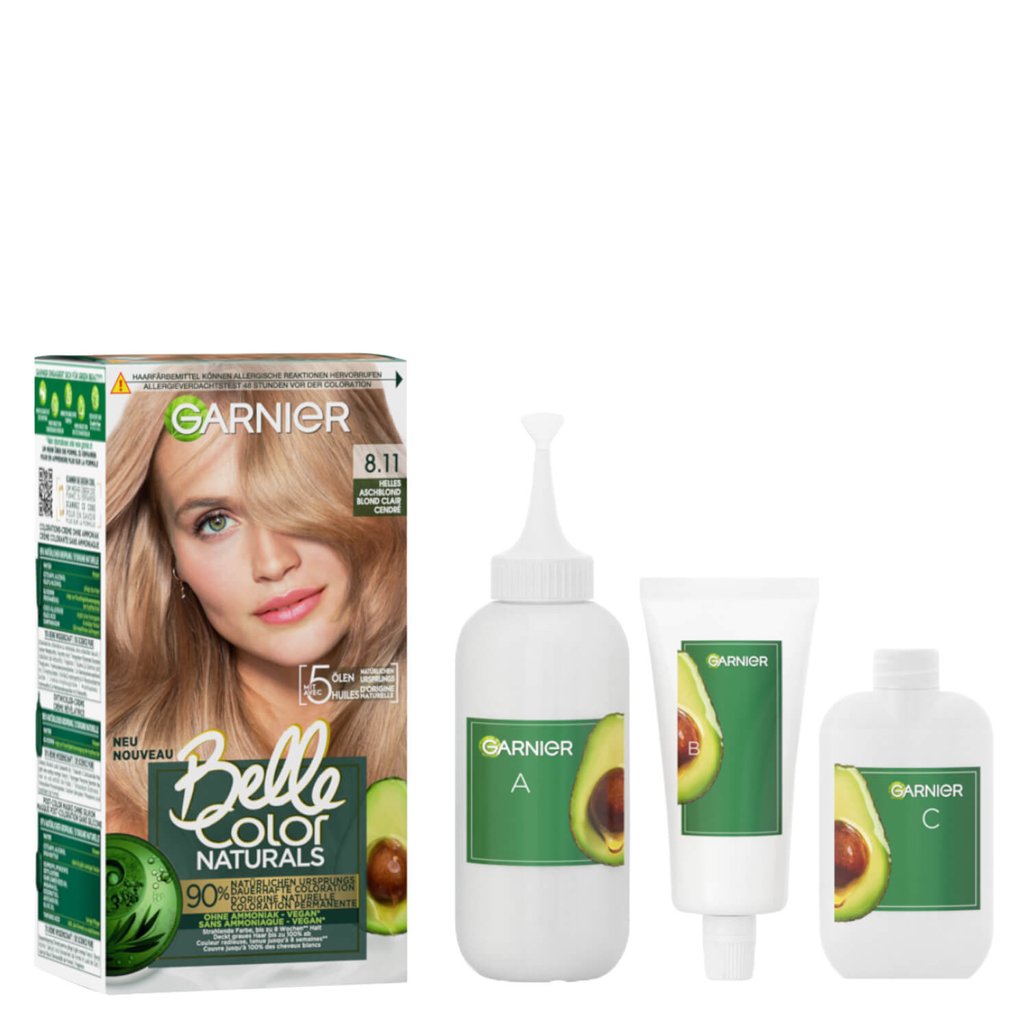 GARNIER Belle Color - Naturals 8.11 Helles Aschblond | PerfectHair.ch