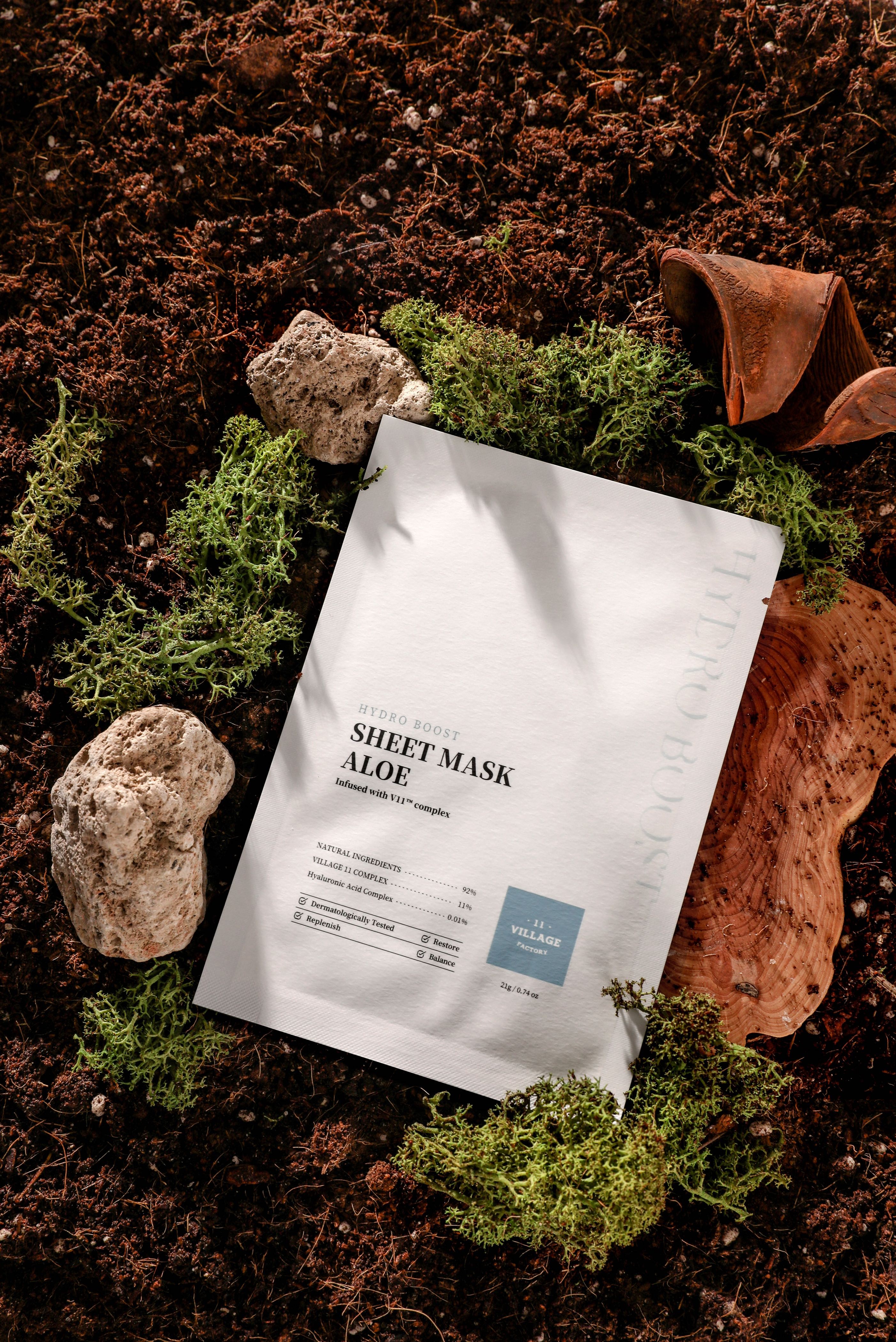 11 Village Factory Hydro Boost – Sheet Mask Aloe 21g