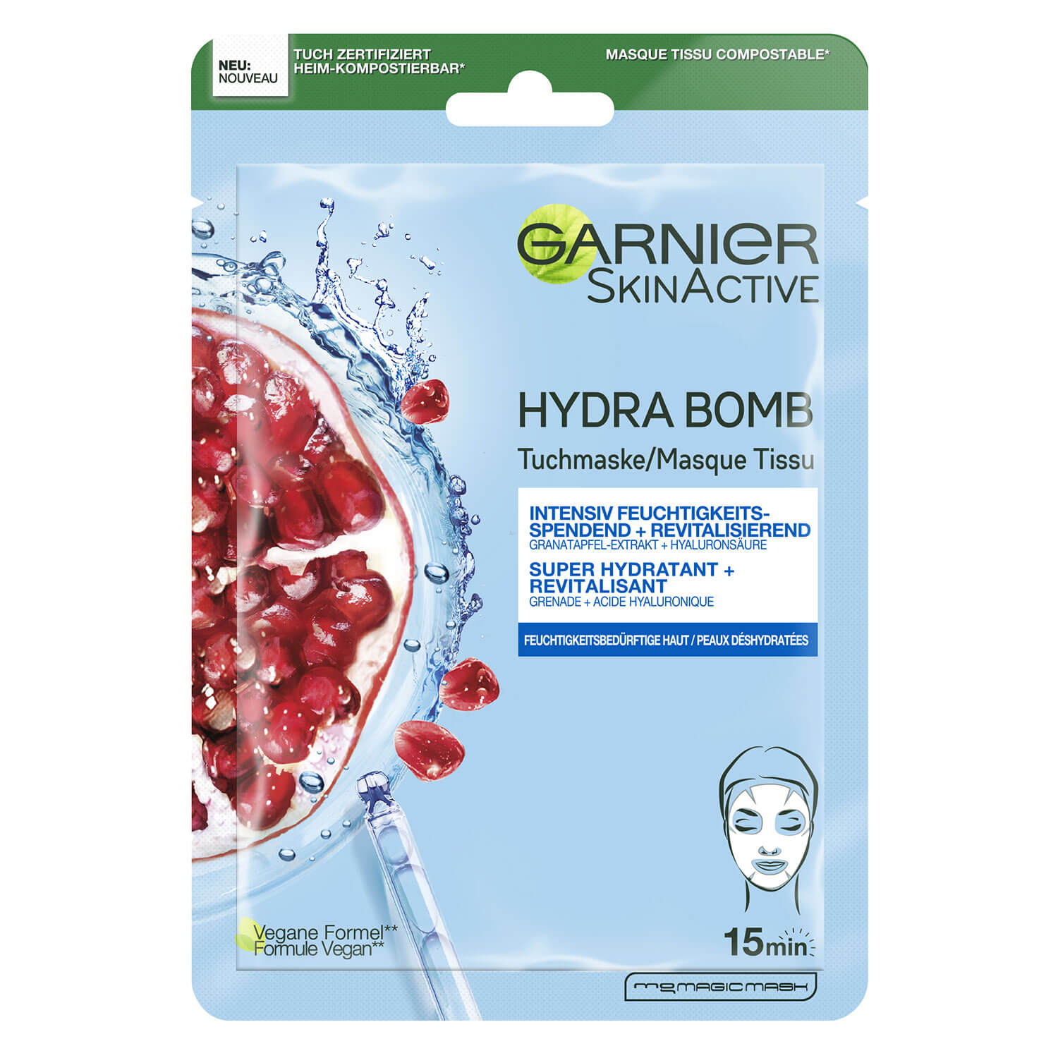 Skinactive Face - Hydra Bomb Masque Tissu