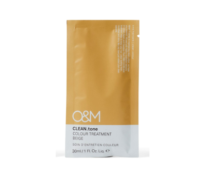 O&M Haircare - Clean.Tone Beige Colour Treatment Sachet 30ml
