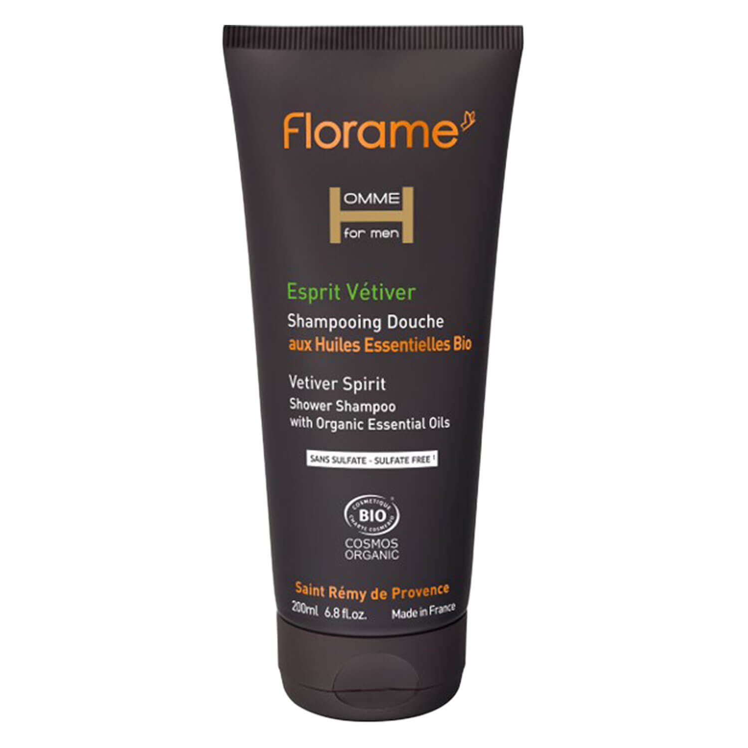 Florame Homme - Vetiver Spirit Shower Shampoo 200ml