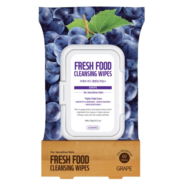 Image of Fresh Food - Cleansing Wipes Grape