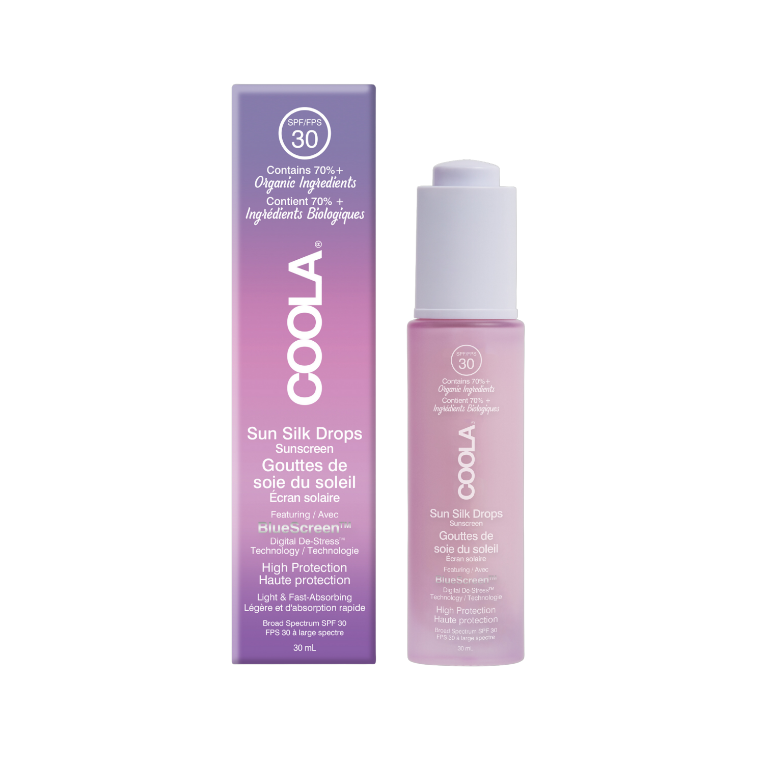 Coola – Full Spectrum 360° Sun Silk Drops Organic Face Sunscreen Spf30 30ml