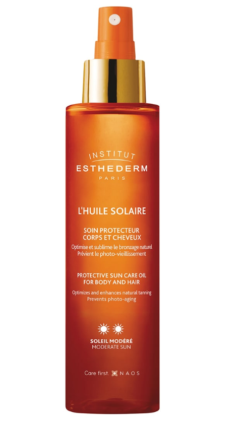 Esthederm - Protective Sun Care Oil For Body And Hair Moderate Sun 150ml