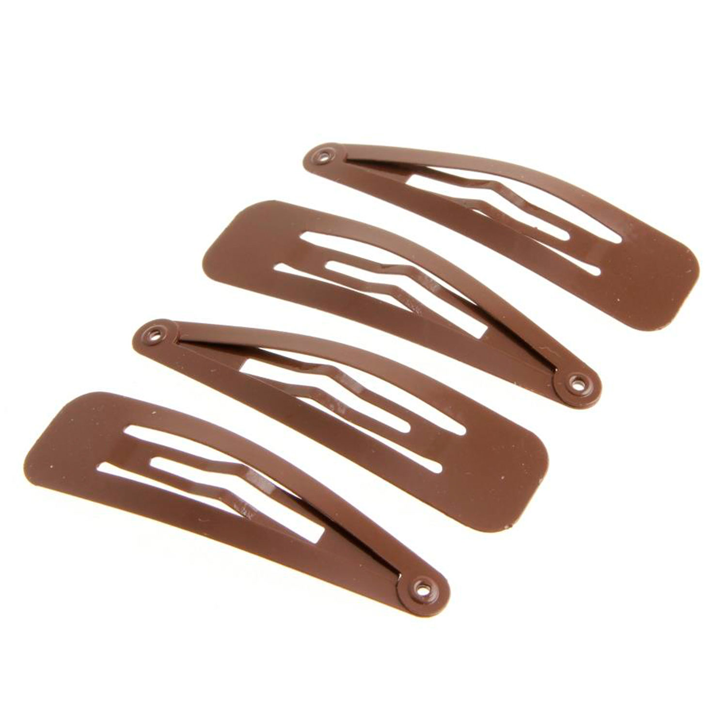 Dailygo - Click Clack Metall Dreieckig Braun 5cm 4x