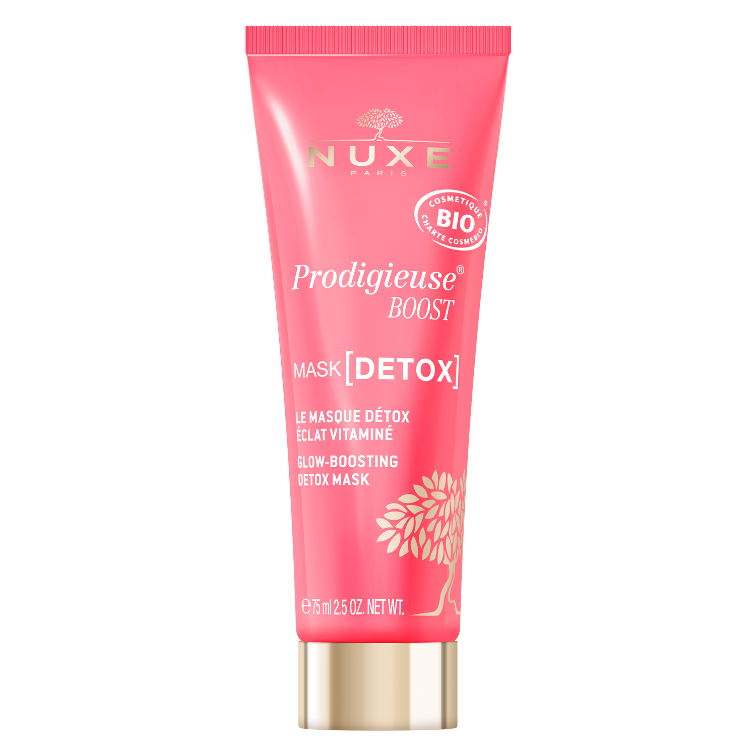 Nuxe Prodigieuse Boost – Masque Détox Éclat Vitaminé Bio 75ml