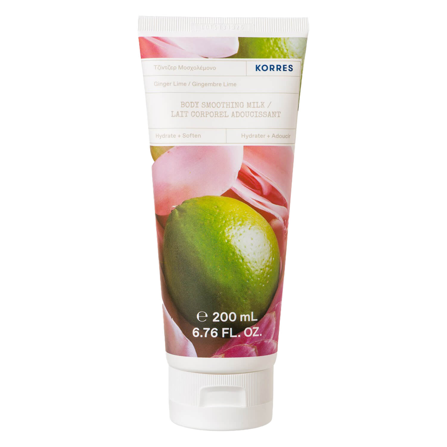 Korres Care - Ginger Lime Smoothing Body Milk 200ml
