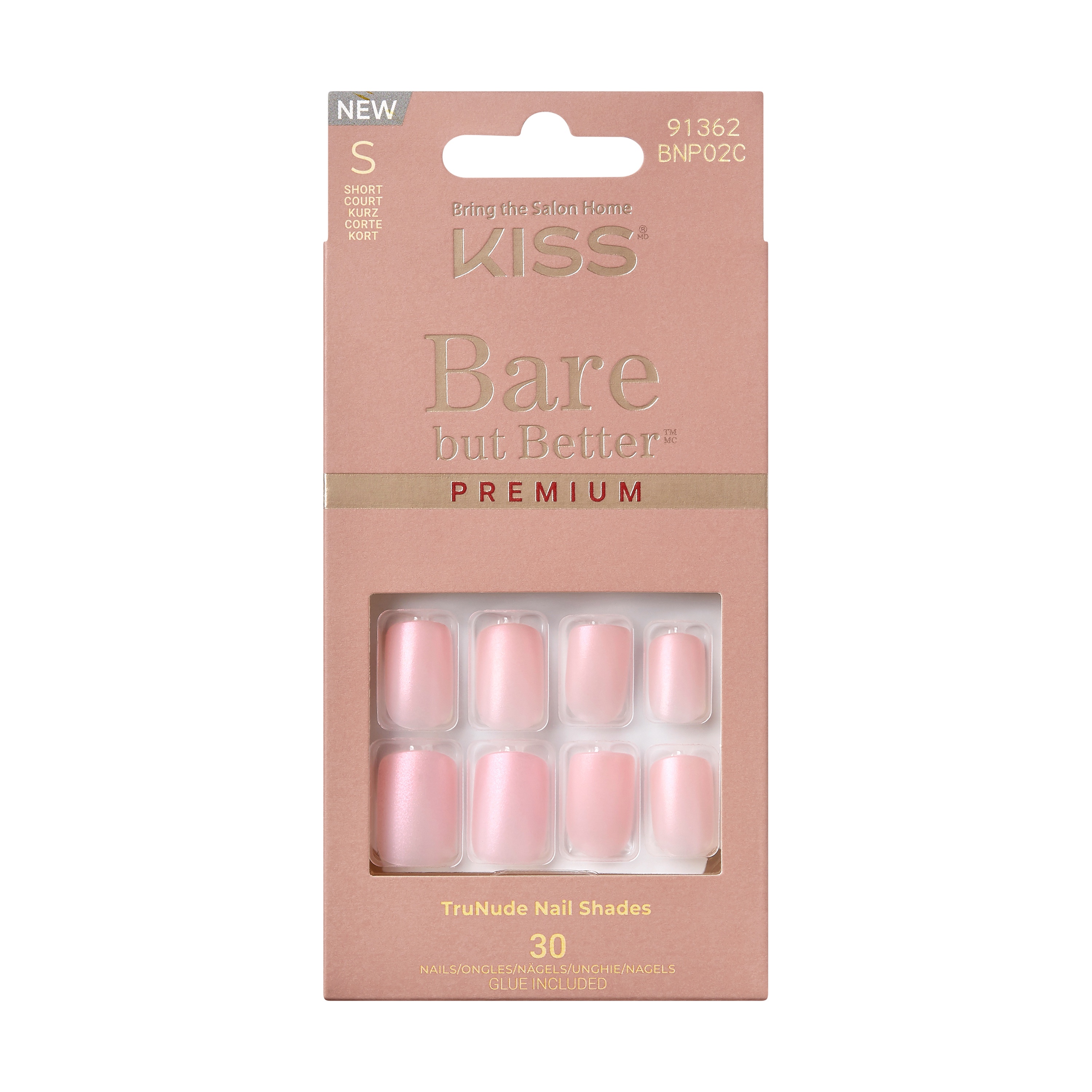 Kiss Nails – Ks Bare-But-Better Premium Nails – Spicy 1stk