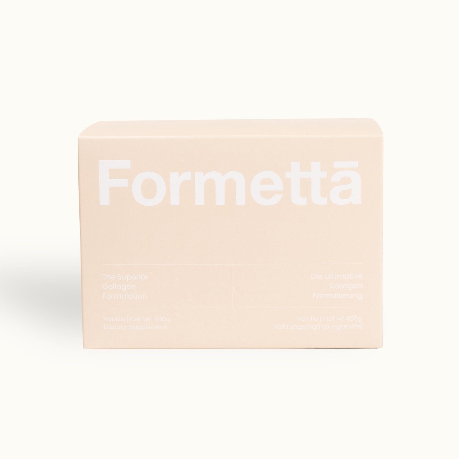 Formetta – Ultimative Kollagen Formulierung Box Vanille 480g
