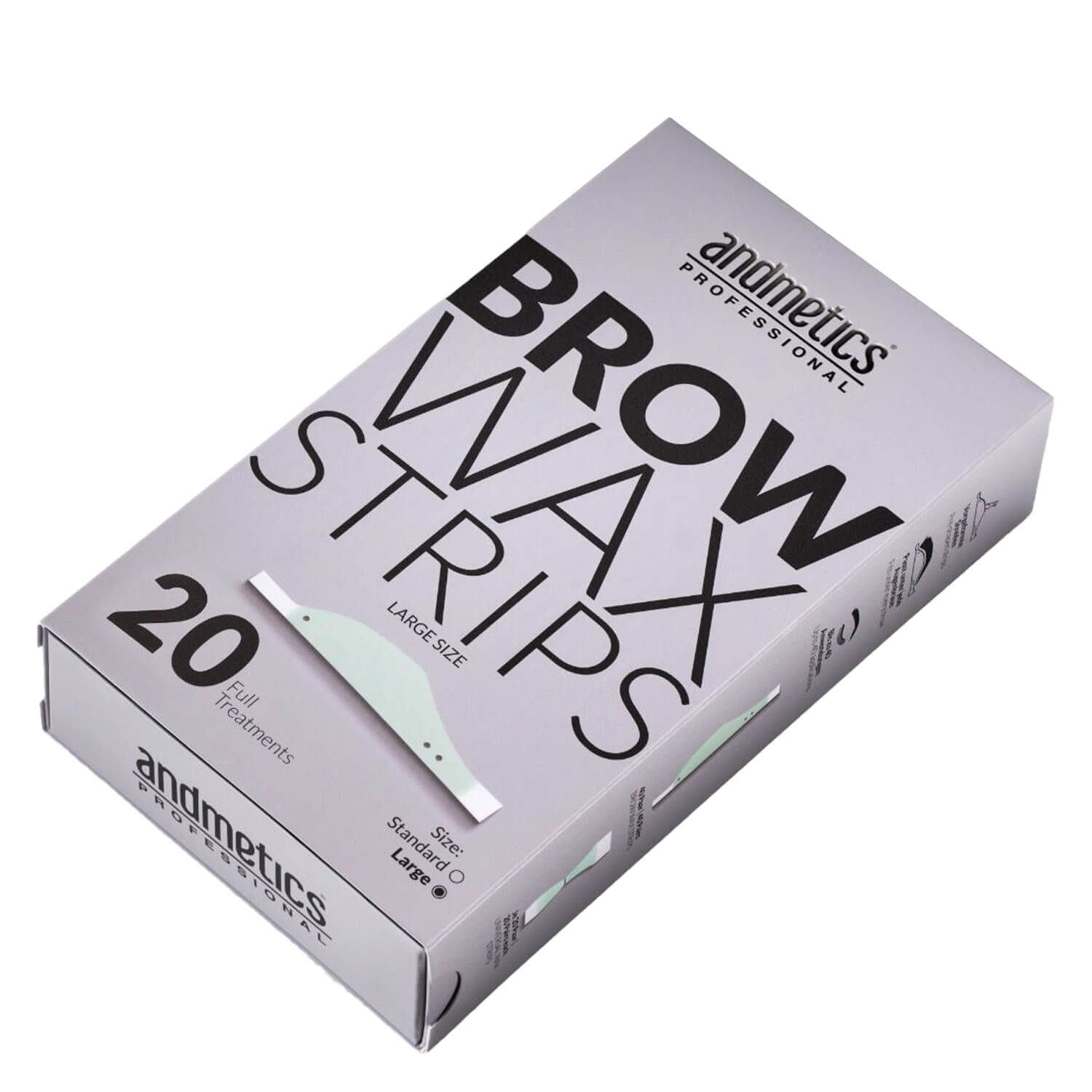 Andmetics Professional – Brow Wax Strips Large 20x