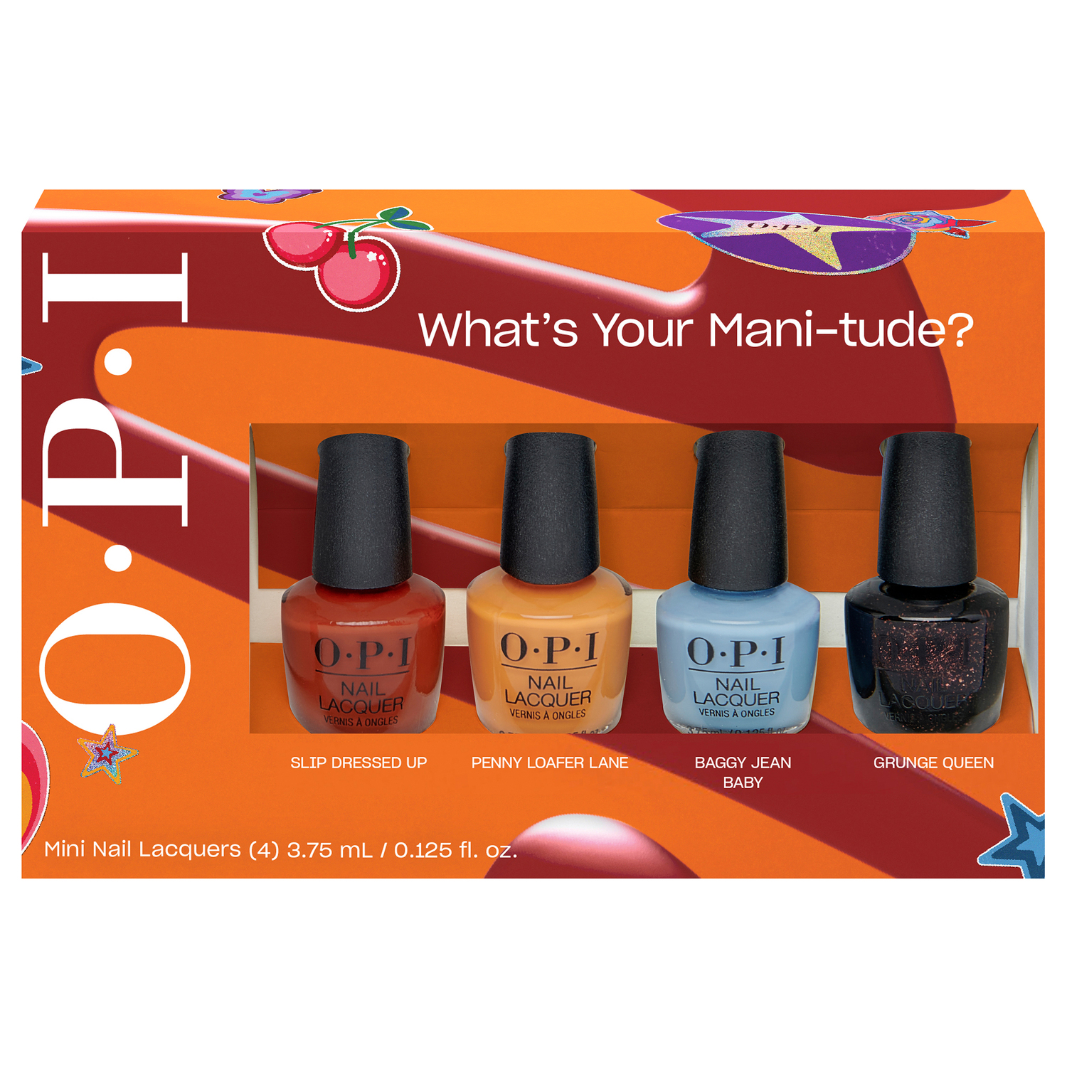 Opi What’s Your Mani-Tude – Fall 2025 4 Pcs Mini-Pack 4×3.75ml