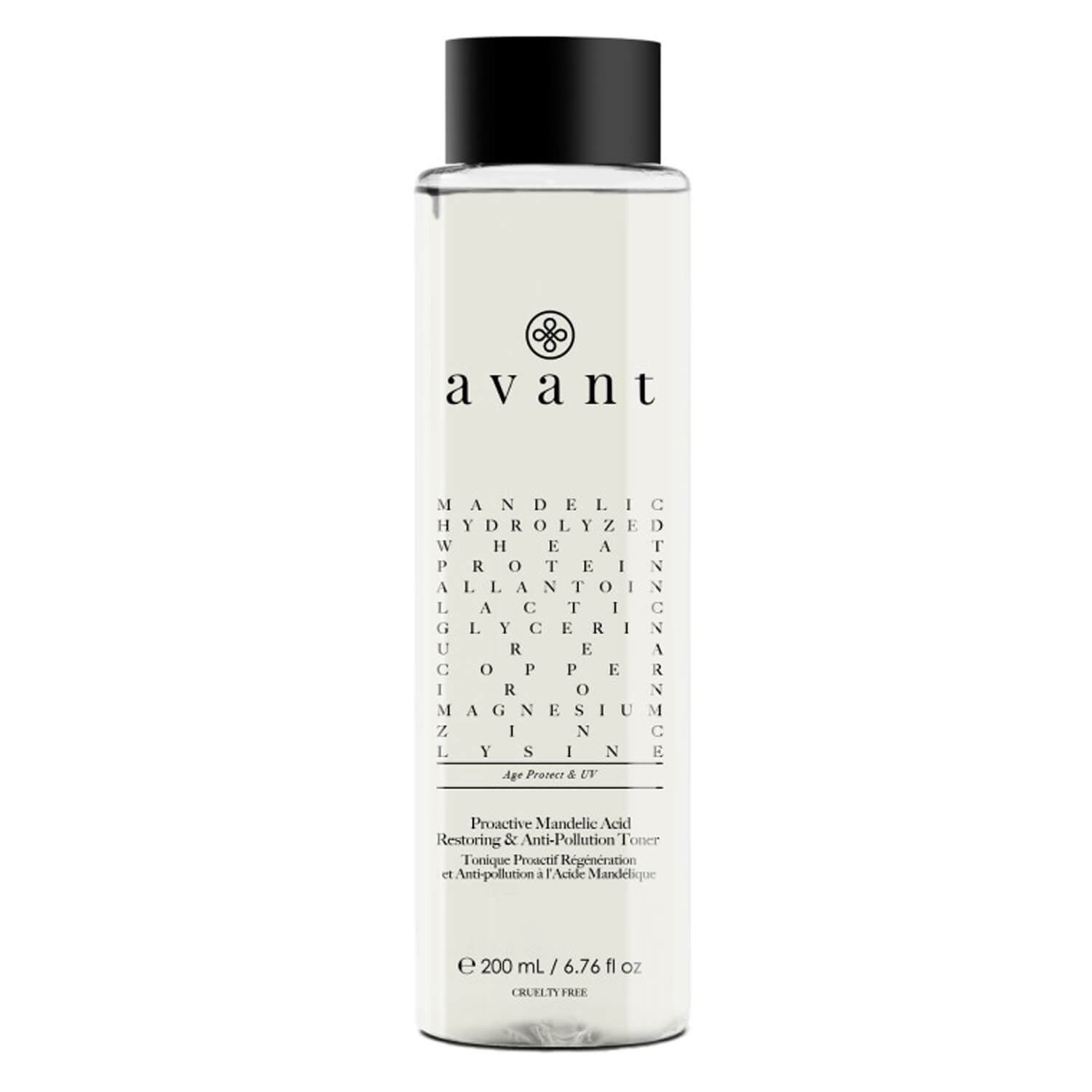 Avant – Proactive Restoring Toner Mit Mandelsäure Gegen Luftverschmutzung 200ml