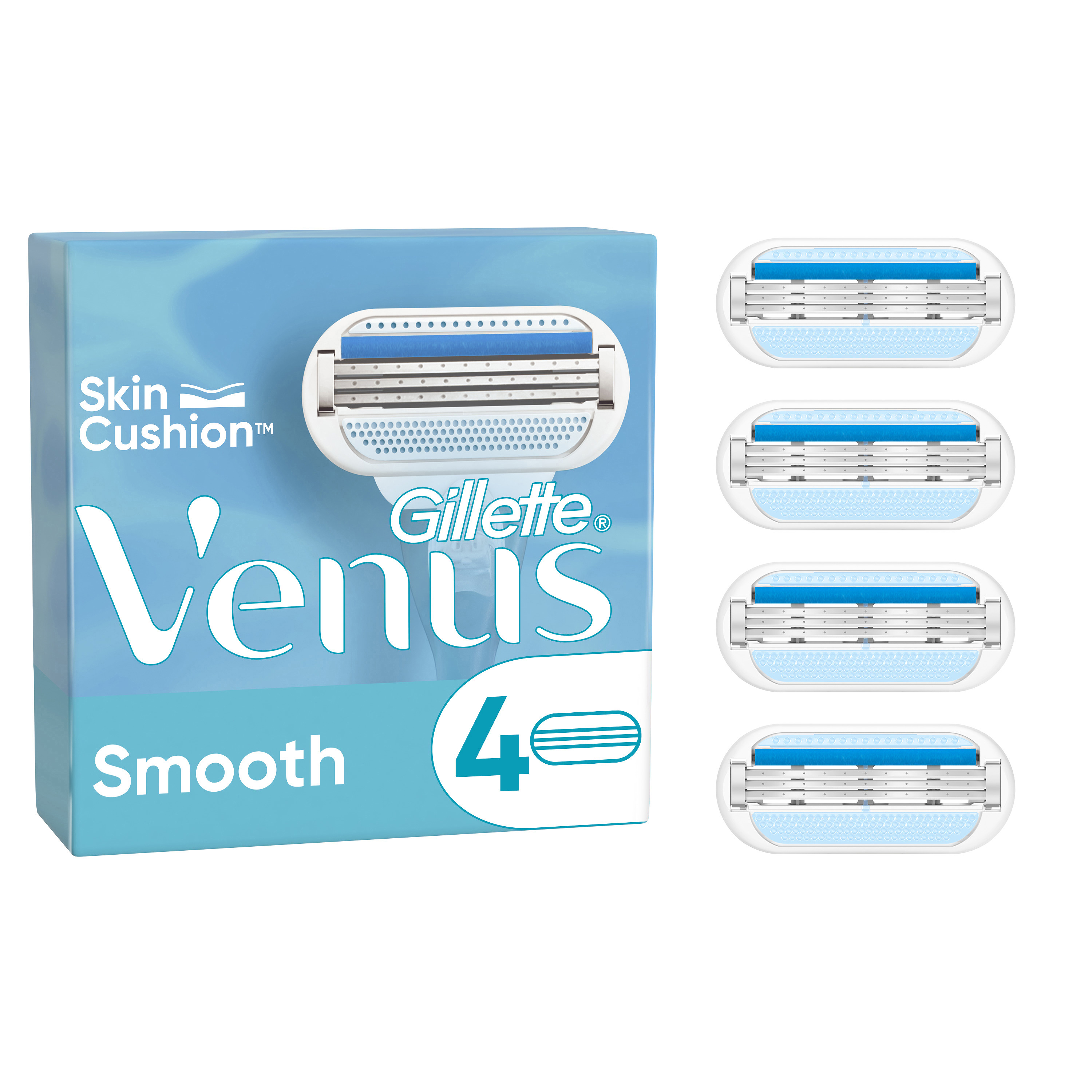 Gillette Venus Gillette – Venus Smooth Systemklingen 4er 4stk