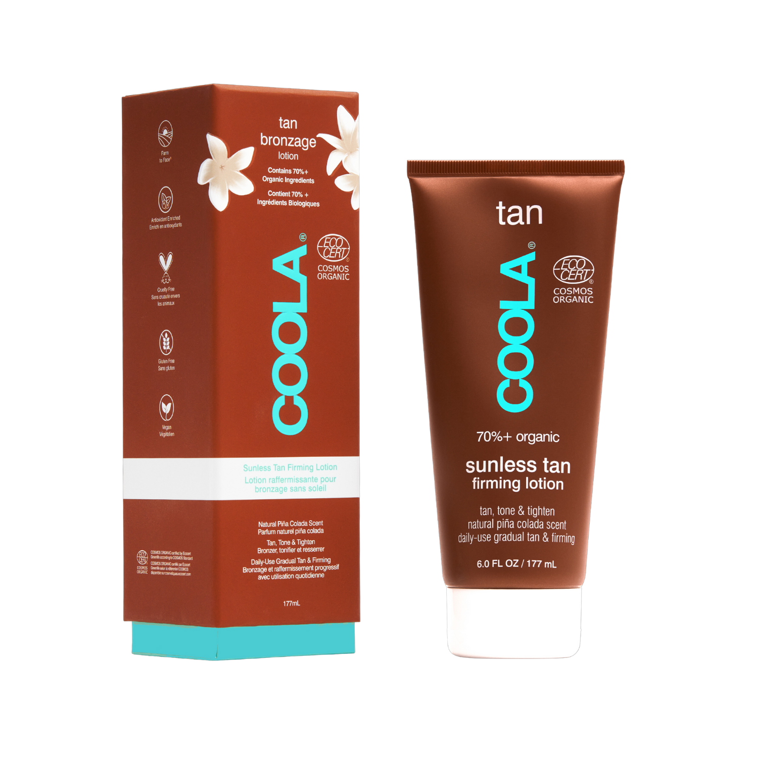 Coola – Organic Sunless Tan Firming Lotion 177ml