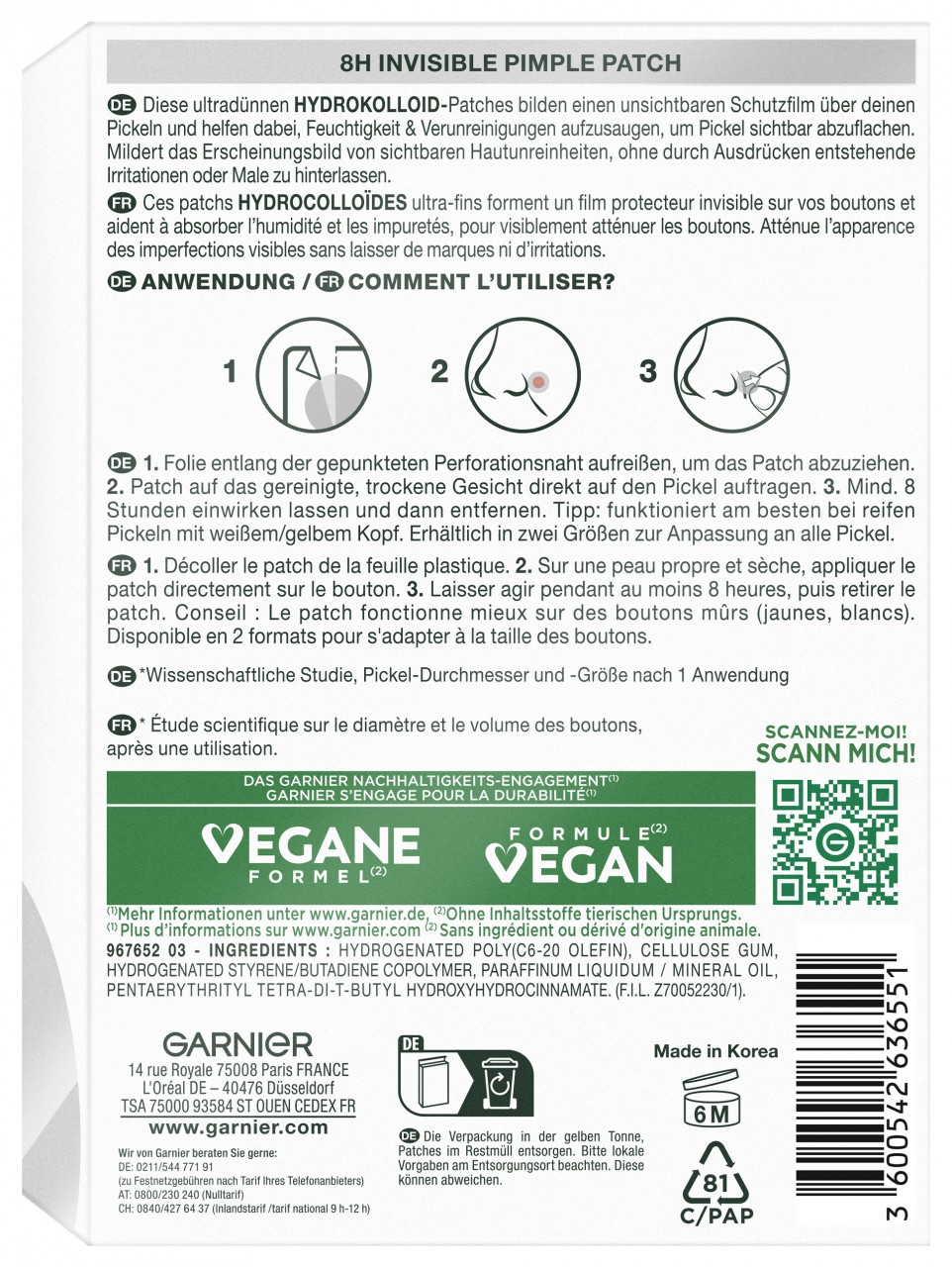 Skinactive Face - 8h Invisible Pimple Patch