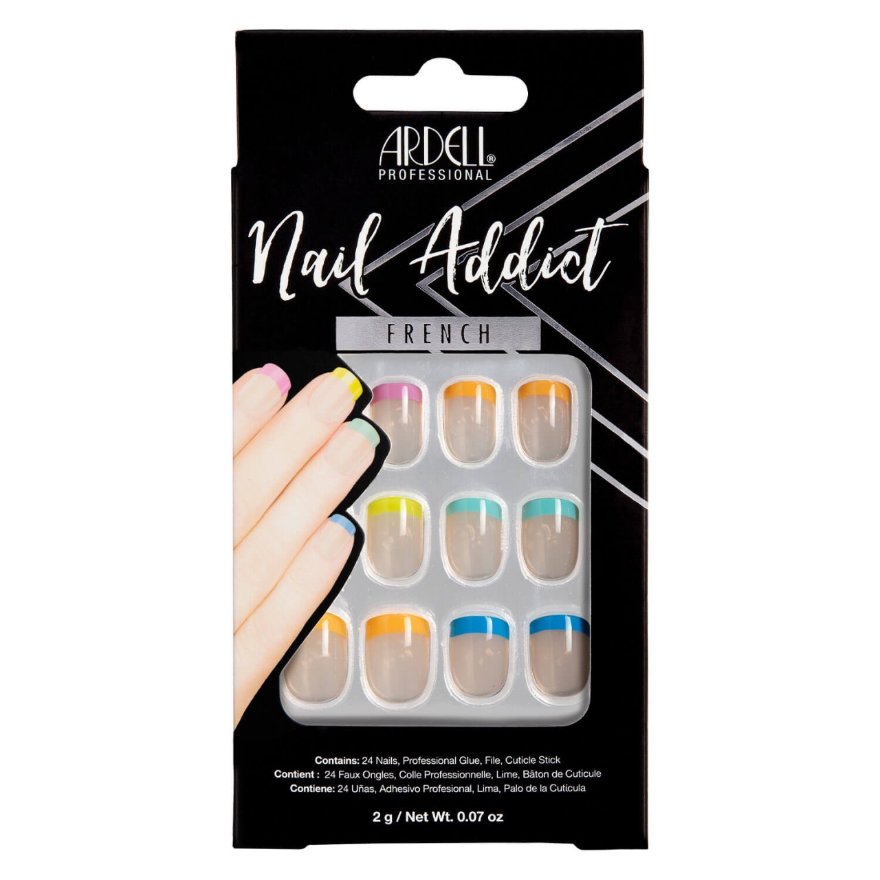 Nail Addict - Nail Addict Rainbow French