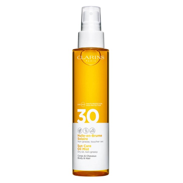 Image of Clarins Sun - Huile-en-Brume Solaire Corps & Cheveux SPF30