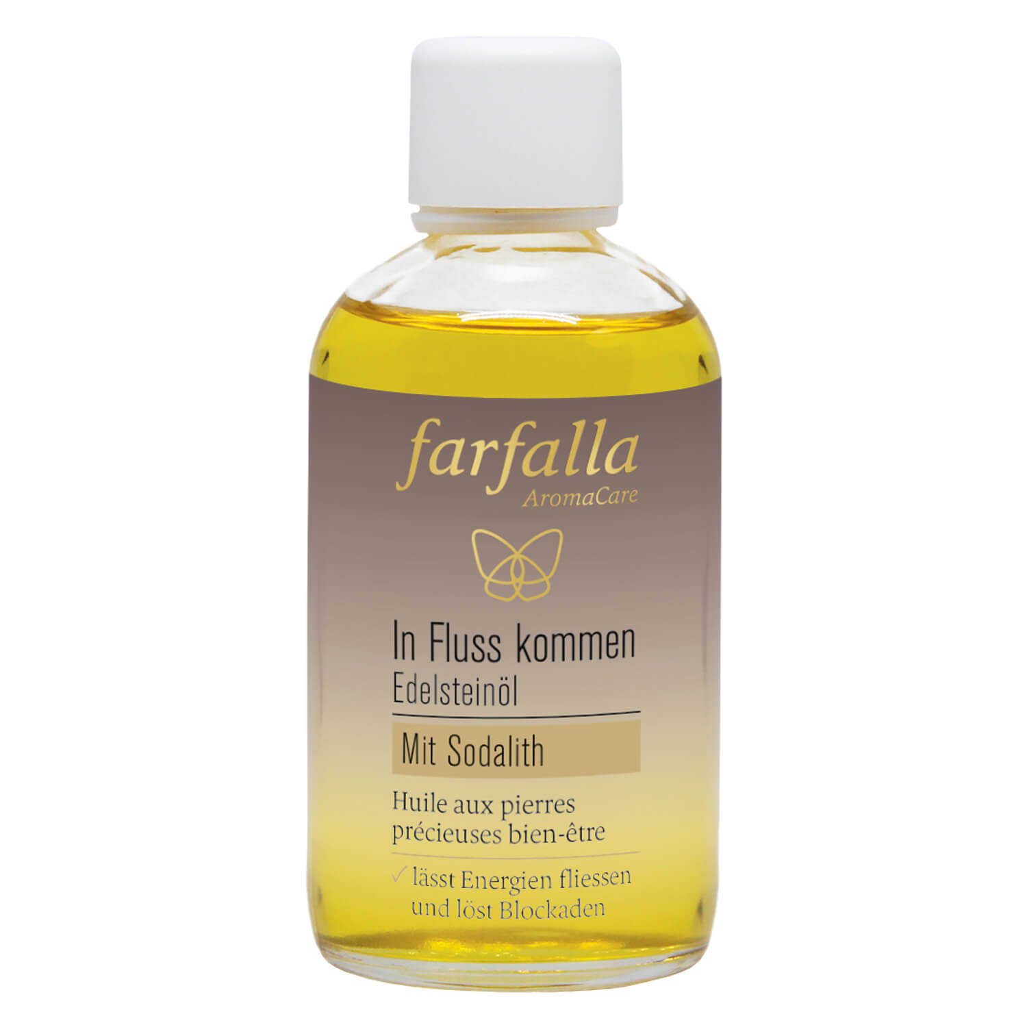 Farfalla Oils – In Fluss Kommen Edelsteinöl 100ml