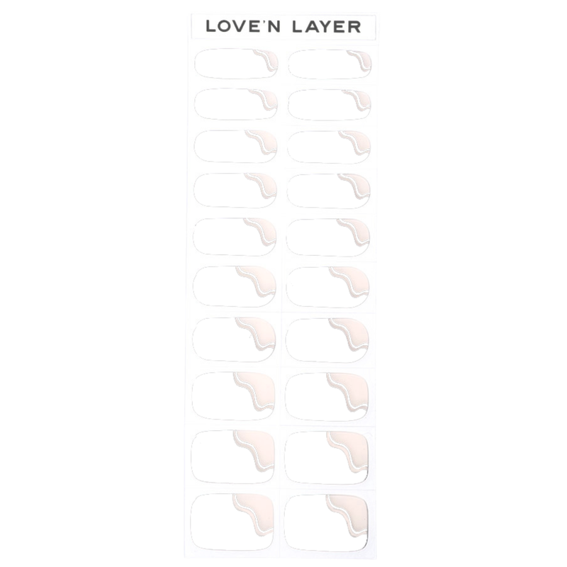 Lovenlayer – French Swirl White 1stk