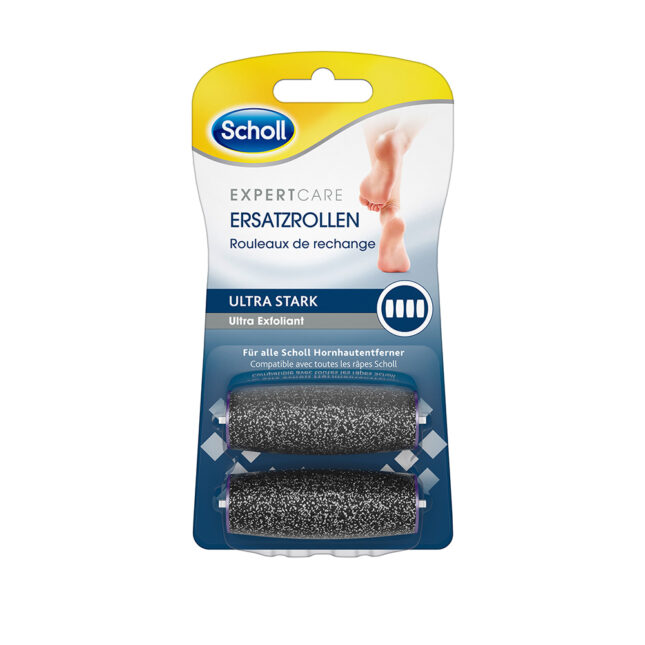 Scholl Expert Care – Ersatzrollen Wet & Dry Mit Diamantpartikeln Ultra Stark 2x