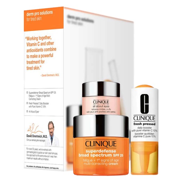 Image of Clinique Set - Superdefense SPF 25 Fatigue + 1st Signs of Age Multi-Correctin...