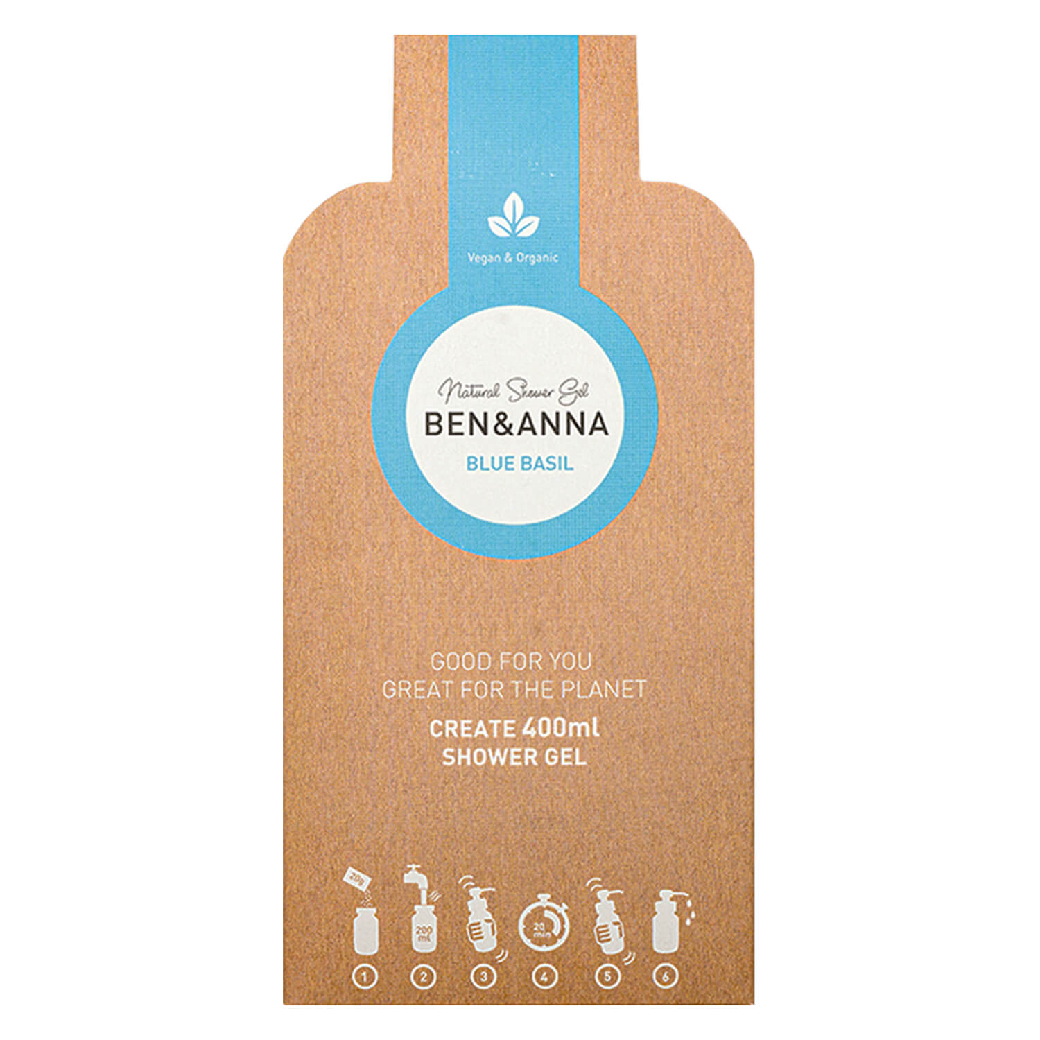 Ben&Anna Duschflakes Blue Basil 20g