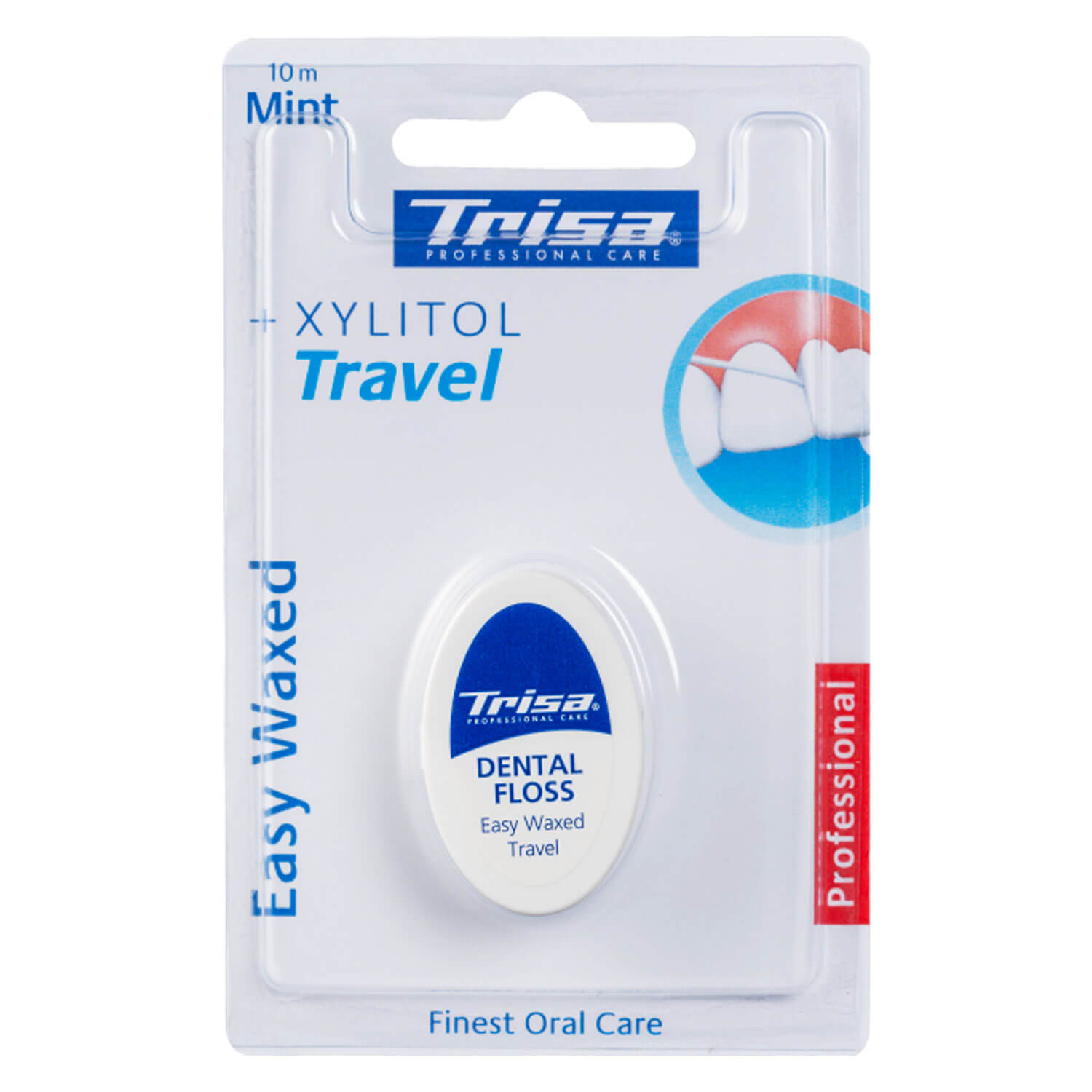 Trisa Of Switzerland Trisa Oral Care - Zahnseide Easy Waxed Travel Mint 1x