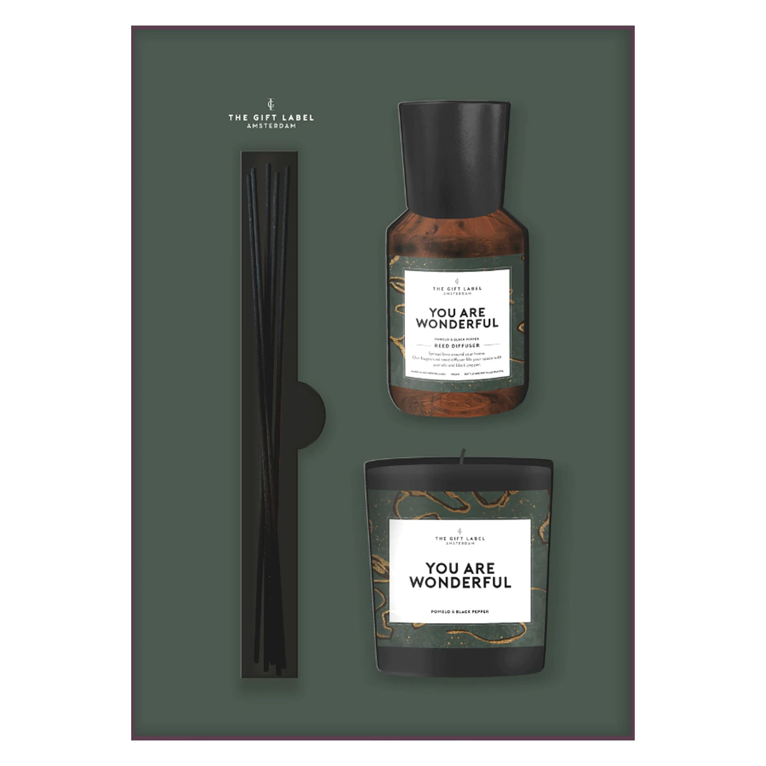 The Gift Label Tgl Gift – You Are Wonderful Home Set