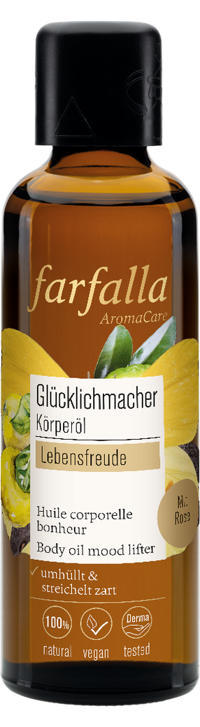 Farfalla Lebensfreude – Lebensfreude, Glücklichmacher Körperöl 75ml