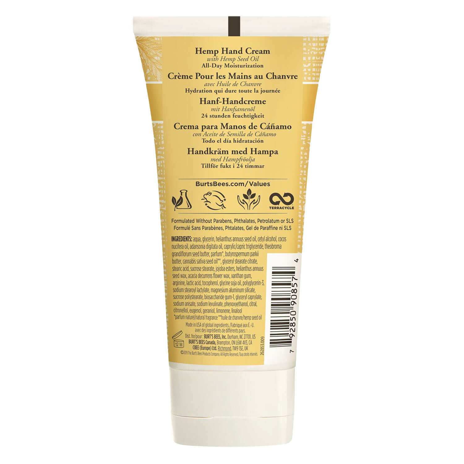 Burt's Bees Hand Cream Hemp PerfectHair.ch