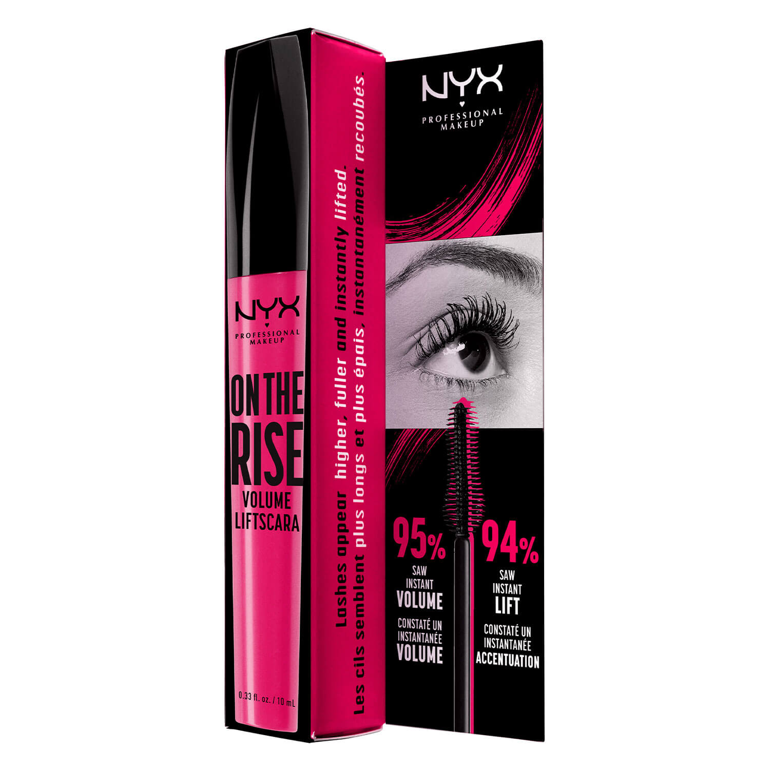 NYX Mascara - On the Rise Volume Liftscara Black | NYX Professional ...