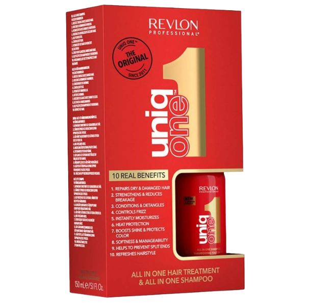 Revlon Professional Uniq One - All In One Hair Treatment & Shampoo Duopack