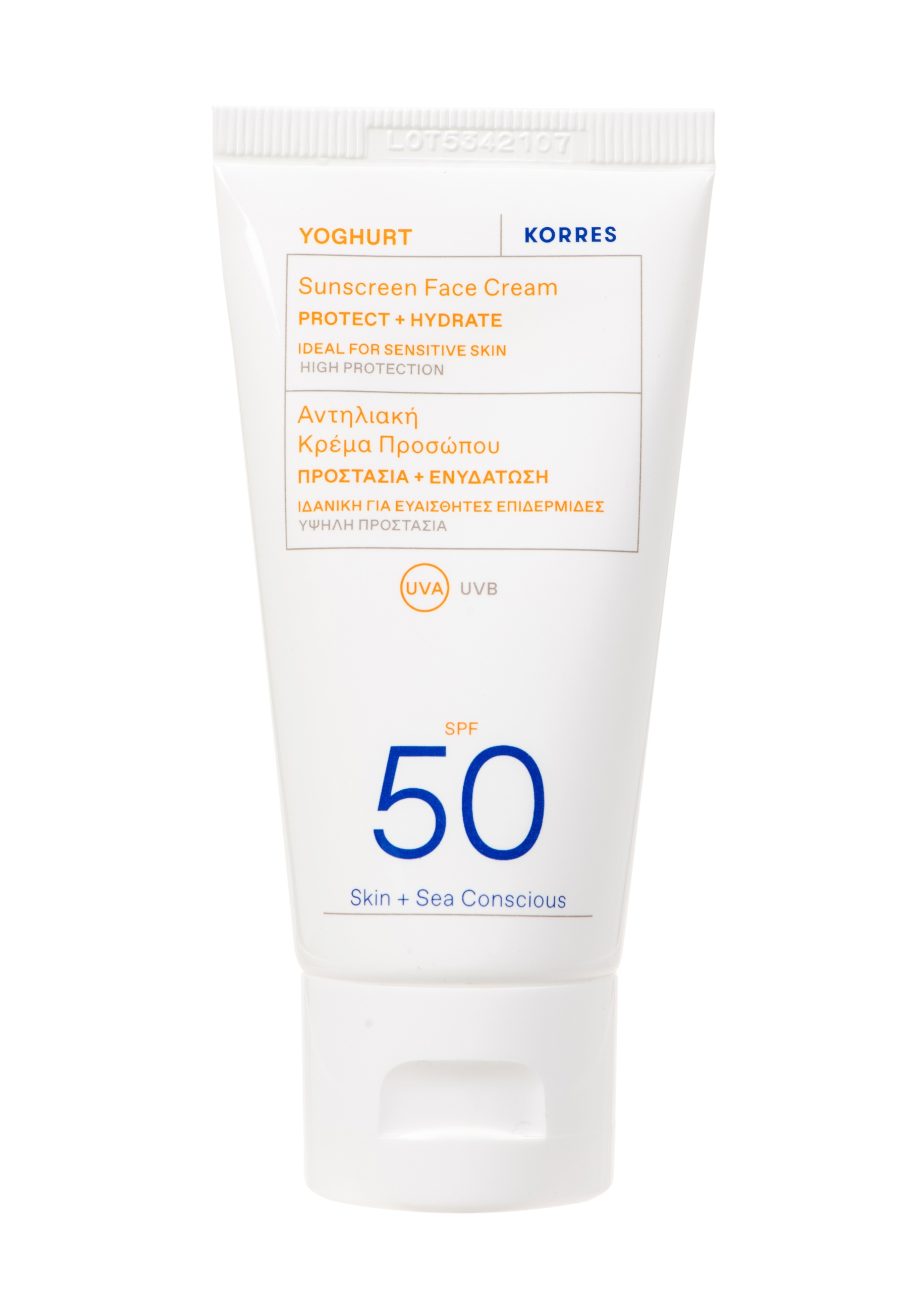 Korres Care - Yoghurt Sonnencreme Für Das Gesicht Spf50 50ml