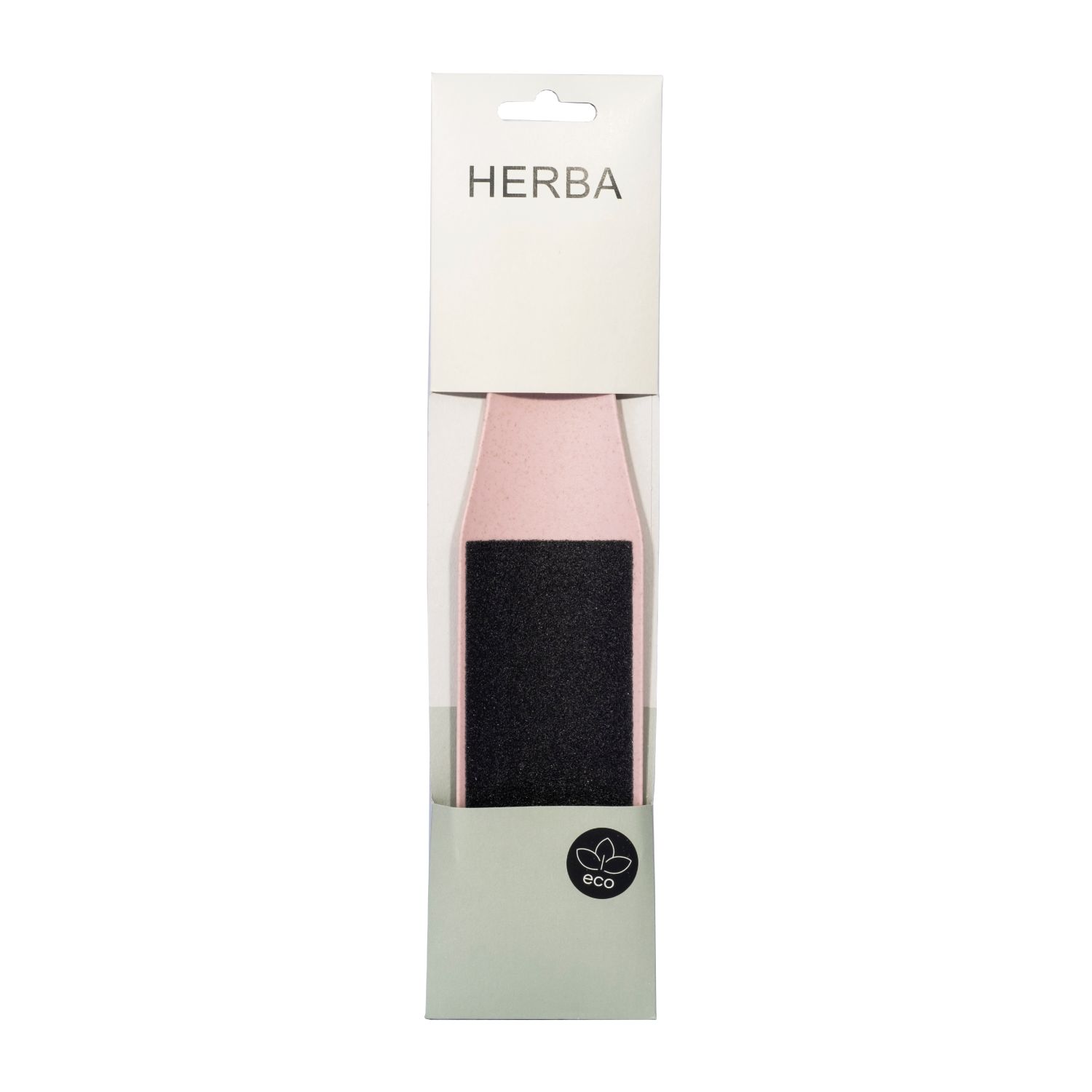 Herba - Doppelfussfeile, Weizenstroh Pink 1stk
