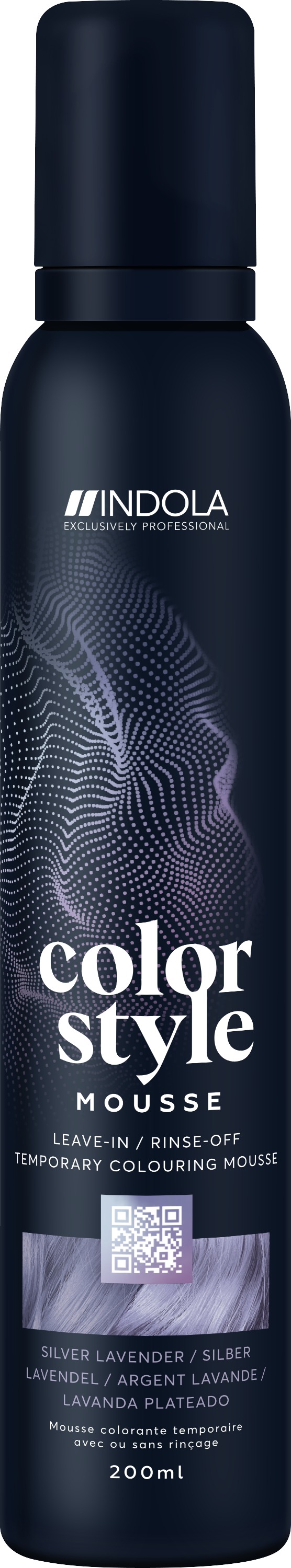 Indola Color – Color Style Mousse Silver Lavender 200ml