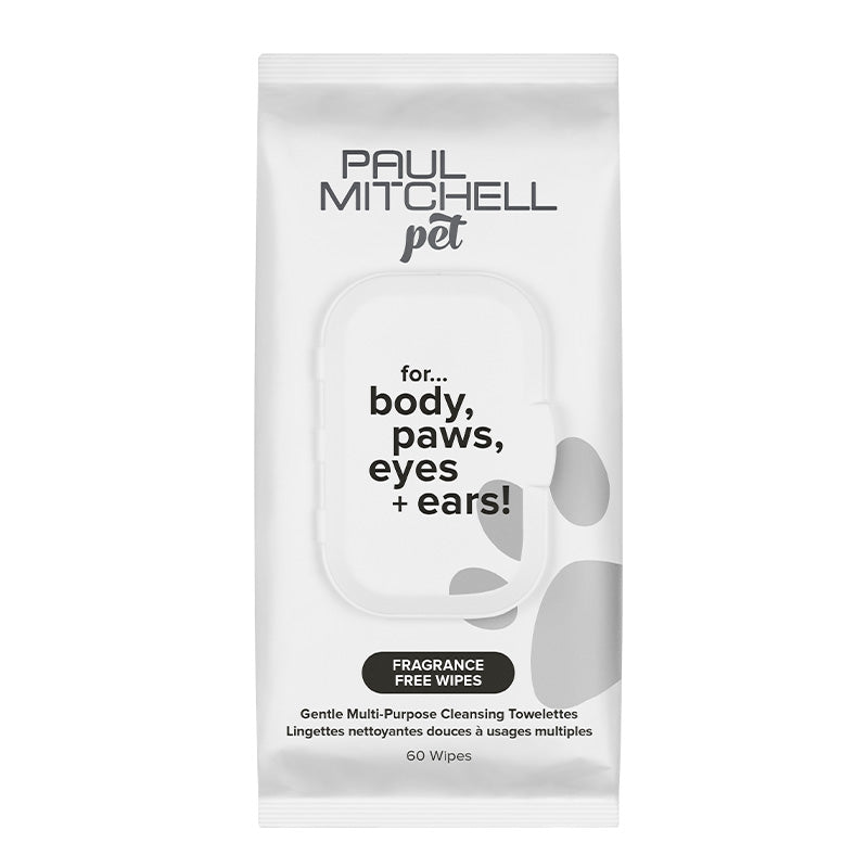 Paul Mitchell Jp Pet - Full Body, Paws, Eyes And Ear Wipes 60x