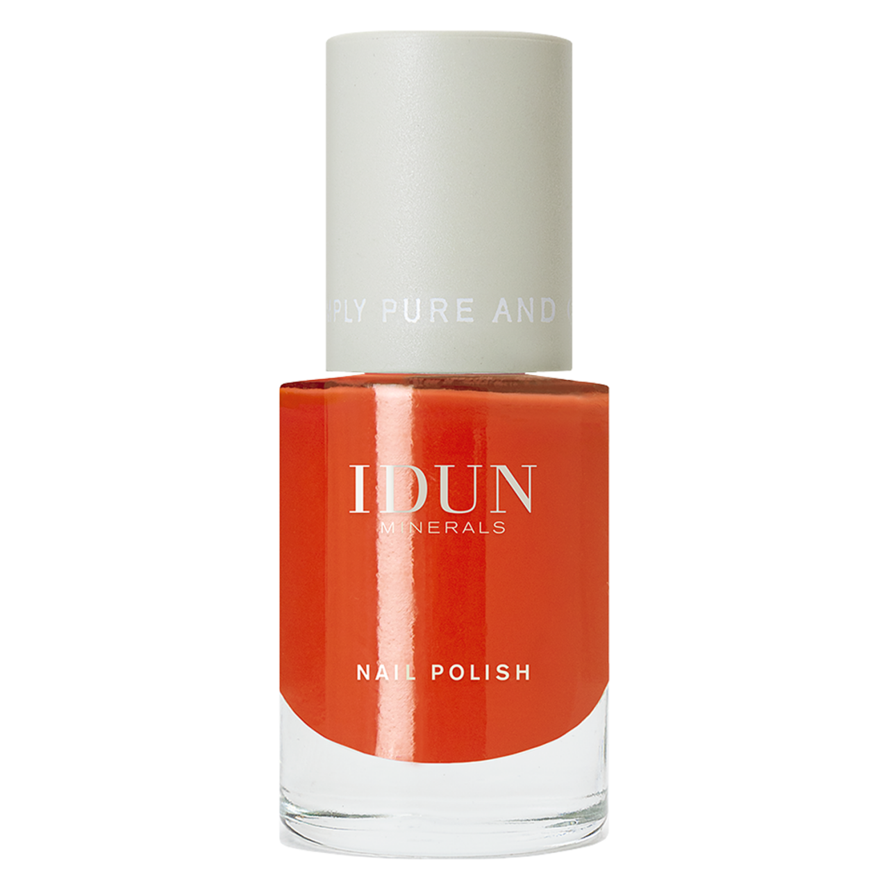 IDUN Nails - Nail Polish Karneol Scarlet Orange