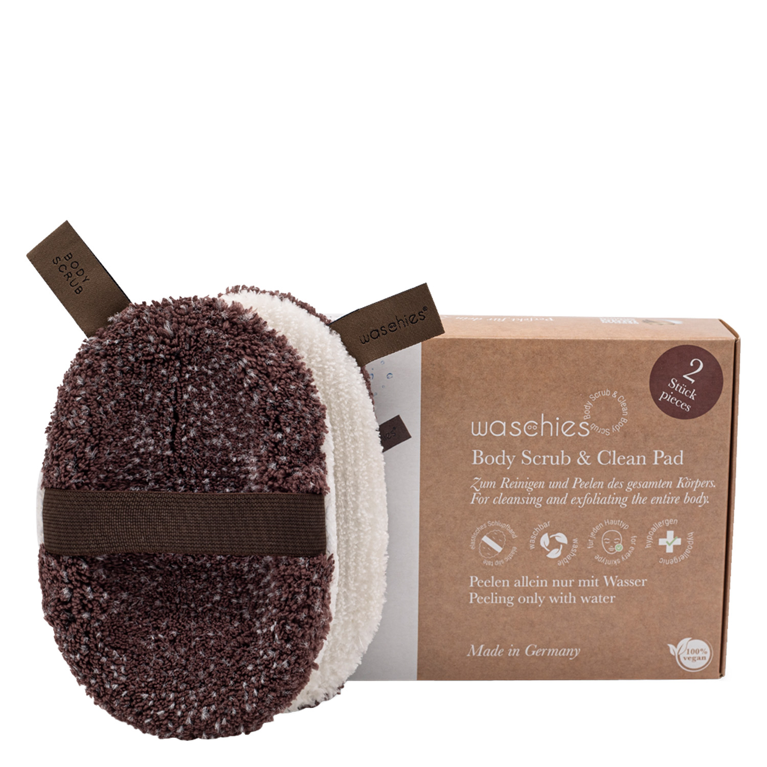 Waschies Faceline - Body Scrub & Cleanpads 2x
