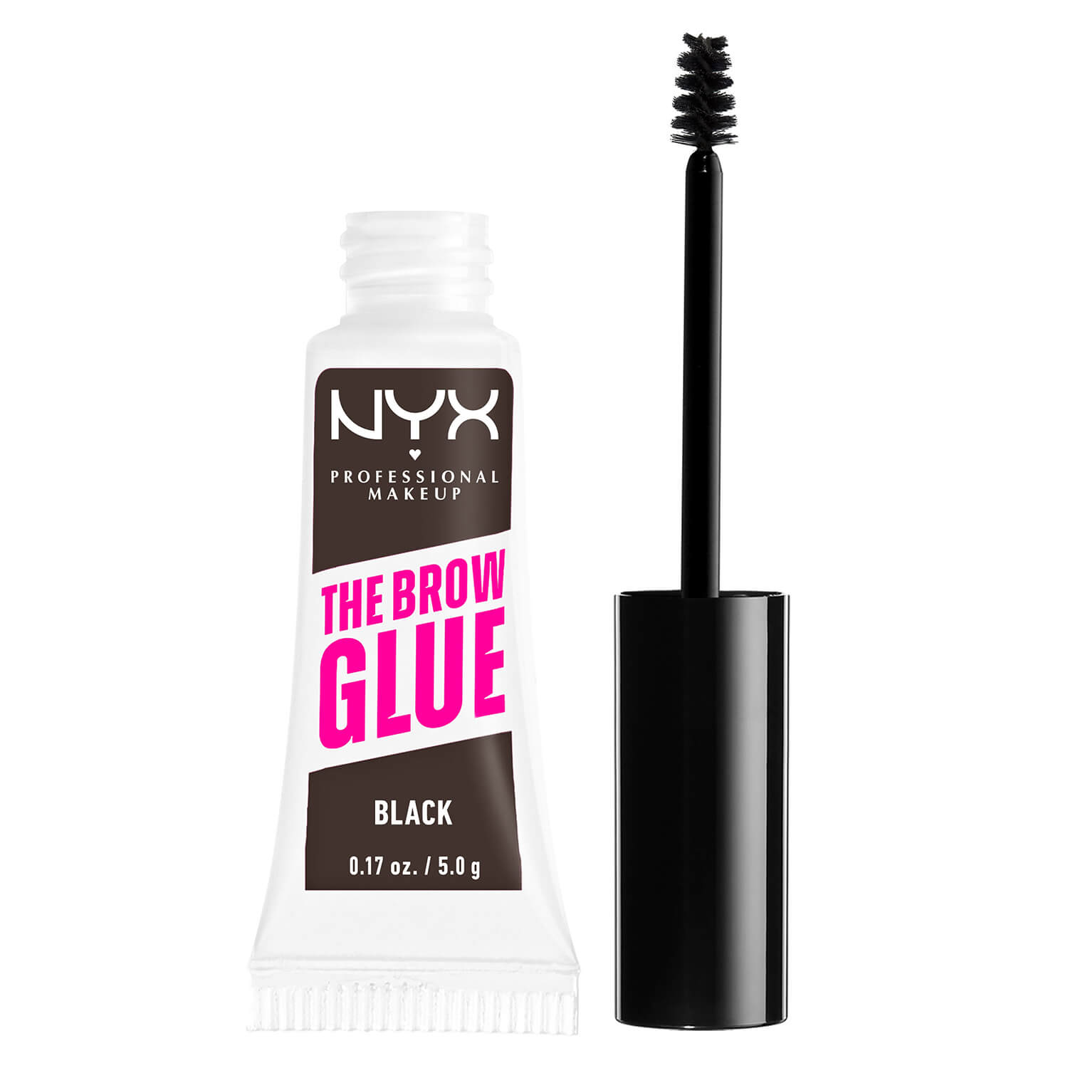 Nyx Professional Makeup Nyx Brows – The Brow Glue Instant Brow Styler Black Brown 5g
