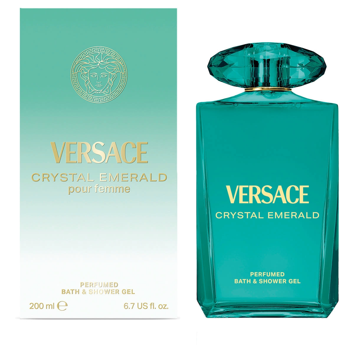 Versace Crystal Emerald – Perfumed Bath & Shower Gel 200ml