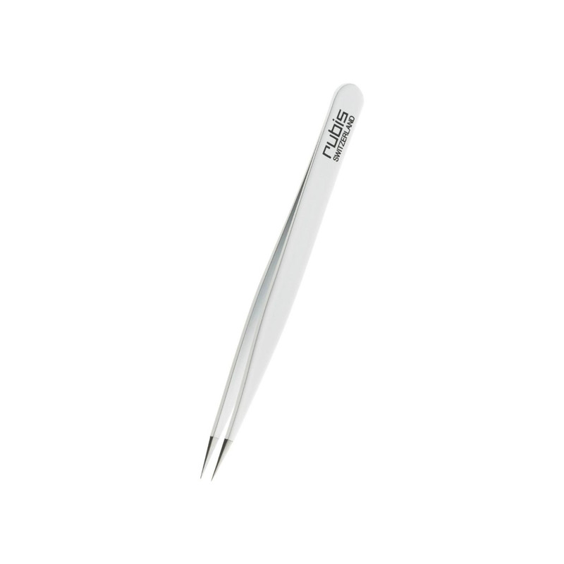 Rubis – Pinzette Spitz Weiss Inox 1stk