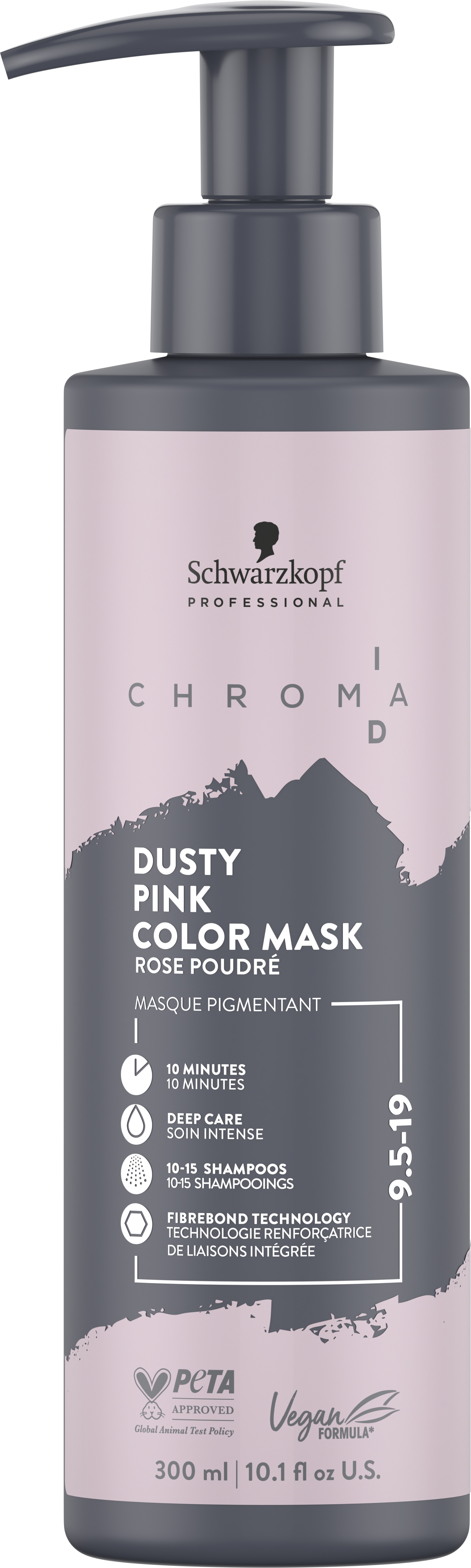 Schwarzkopf Chroma Id - Bonding Color Mask 9,5-19 Dusty Pink 300ml