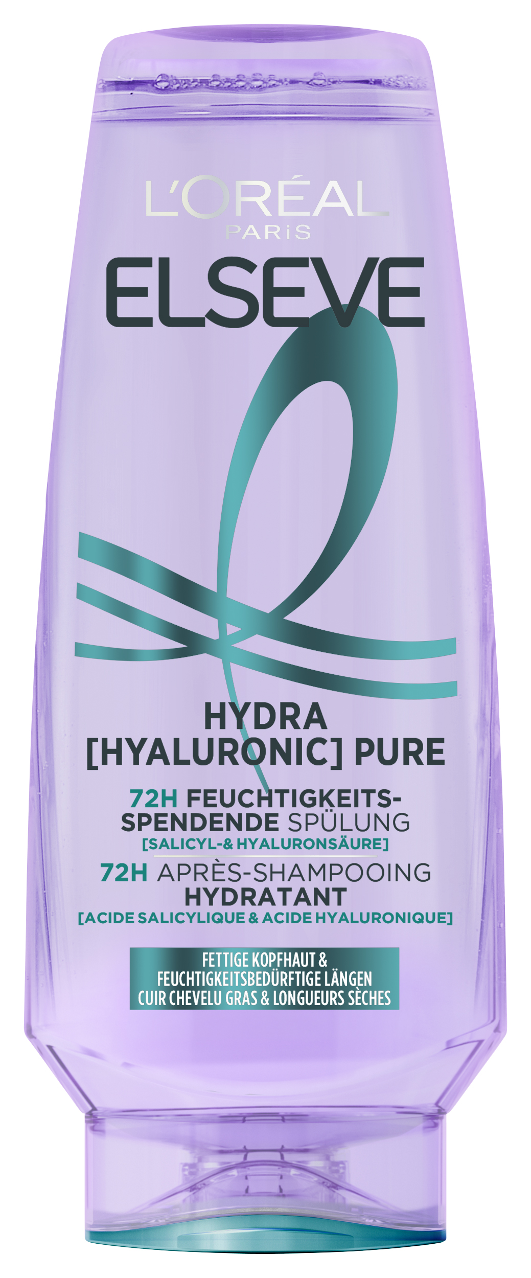 L’oréal Paris Loréal Elseve Haircare – Hydra [Hyaluronic] Pure 72h Feuchtigkeitsspendende Spülung 200ml