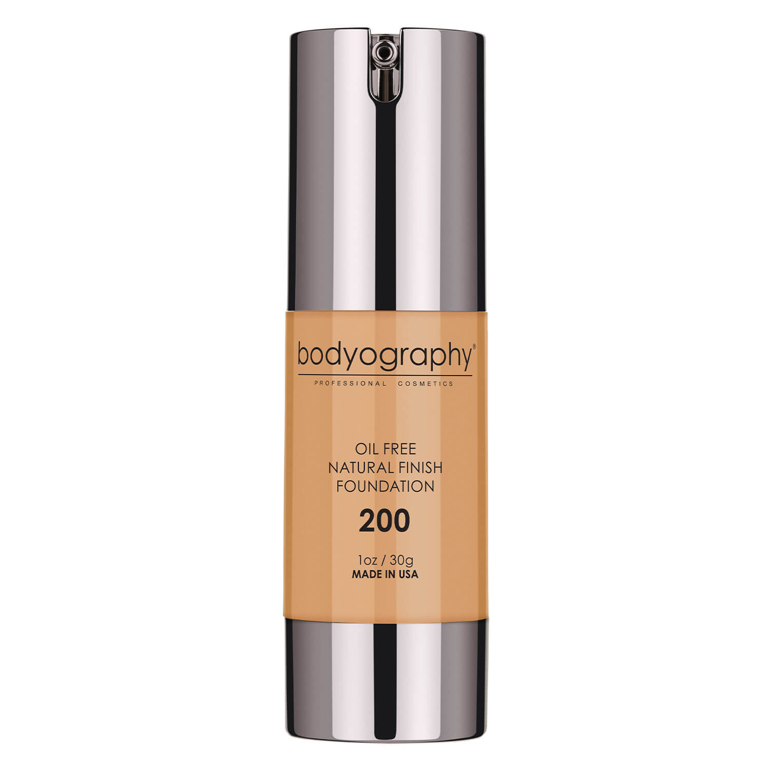 Bodyography Teint - Oil Free Natural Finish Foundation Med/Dark 200 30g