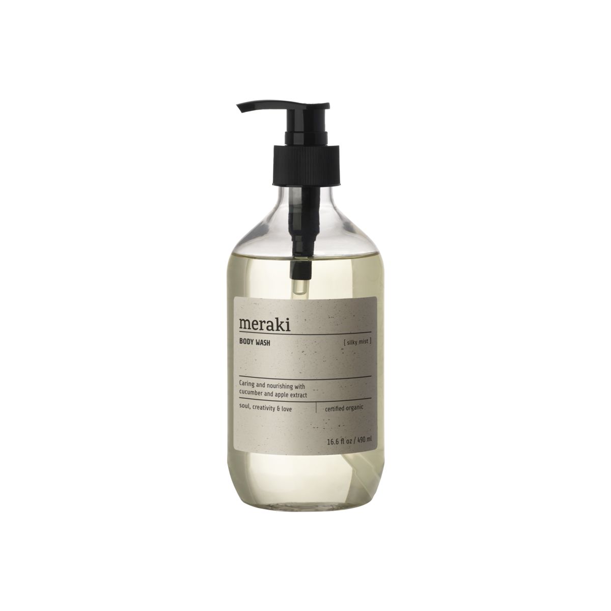 Meraki Body - Body Wash Silky Mist 490ml