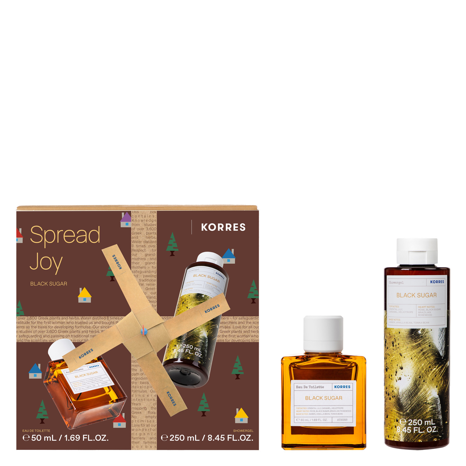 Korres Fragrance – Black Sugar Eau De Toilette Set For Her